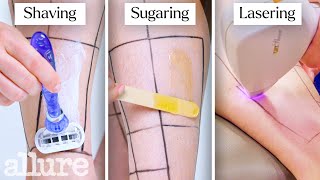 Every Method of Leg Hair Removal 21 Methods  Allure [upl. by Helaina]