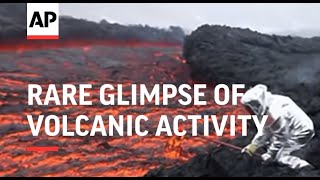 Rare glimpse of volcanic activity on remote Kamchatka peninsula [upl. by Ekal]