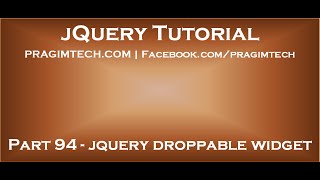 jquery droppable widget [upl. by Anahsirk]