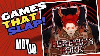 Heretics Fork  An interesting take on bullet hell survivor card building tower defense genre [upl. by Beberg]