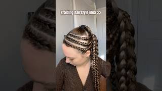 Everyday braiding hairstyle fyp explore hairstyle hairtutorial braids cutehairstyle haircare [upl. by Heimer752]