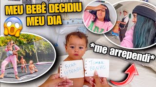 MEU BEBÊ DECIDIU MEU DIA 🤡😱 me arrependi [upl. by Dutch500]