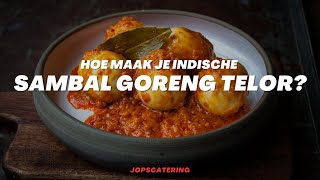 Hoe maak je Sambal Goreng Telor Eitjes in pittige saus [upl. by Radford]