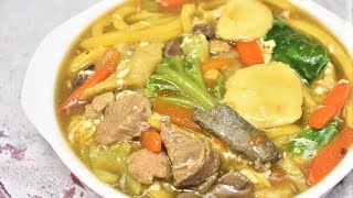 Pork Lomi  Quick and Easy Lomi Recipe [upl. by Ecnarual]