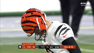 Evan McPherson is back Bengals beat Titans to earn a spot in the AFC Championship Game [upl. by Magnien]