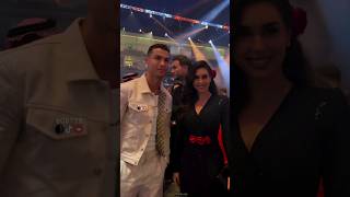 Cristiano Ronaldo with Egyptian actress Yasmine Sabri 🤍کریستیانو رونالدو با بازیگر مصری یاسمین صبری [upl. by Tamera]