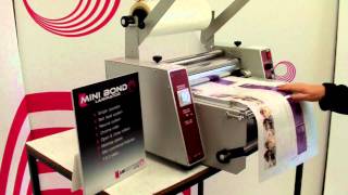 Minibond A3 Desktop Laminator from Lamination System [upl. by Megargee]