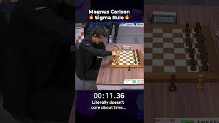 Magnus Carlsens Sigma Rule Moment shorts chess [upl. by Thisbe]