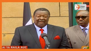 Raila Odinga achachisha kampeni zake za uenyekiti wa AUC Barani [upl. by Adnolat]