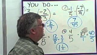 Multiplying and Dividing Rational Numbers [upl. by Licko62]