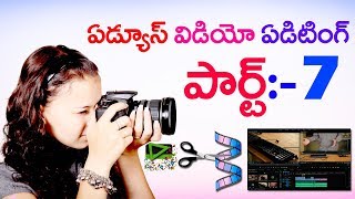 Edius pro 6 complet tutorial  l edit tutorial In Telugu [upl. by Llevad475]