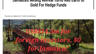 Jamaica makes NOTHING from bauxite mining [upl. by Madeleine]