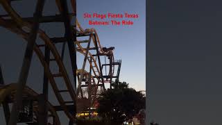 Six Flags Fiesta Texas Batman The Ride [upl. by Anilet]