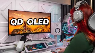 Trying the CHEAPEST OLED Ultrawide [upl. by Ahsinal435]