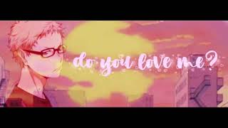 do you love me  Tsukishima Kei x Listener  Haikyuu Fanfiction Reading [upl. by Ahsal]