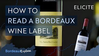 How To Read amp Pronounce A Bordeaux Wine Label [upl. by Bethany]