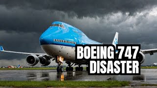 Most Shocking Airplane Crash EVER KLM Boeing 747 Lands HARD Edinburgh [upl. by Pufahl208]