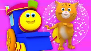 gattino canzone  bob il treno per i bambini  Kitten Song  canzone in italiano [upl. by Rosabella]