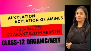 ALKYLATION AND ACYLATION OF ANILINEAMINECHEMICAL REACTION OF AMINECLASS12 ORGANIC CHEMISTRYNEET [upl. by Nangatrad541]