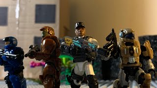 City Firefight Halo mega construx stopmotion [upl. by Volkan]