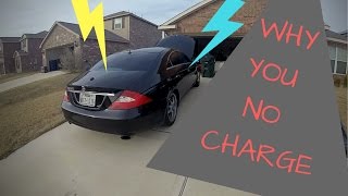 How to Replace an Alternator Mercedes cls 500 [upl. by Atilam]