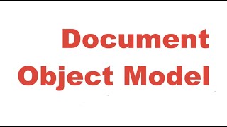 Document Object Model  Methods and Properties of DOM  What is DOM [upl. by Lunn227]