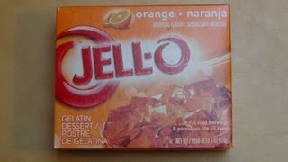 Jello Orange Gelatin Dessert [upl. by Lemraj]