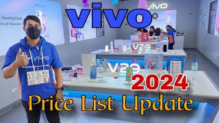 VIVO Price List Update January 2024  Vivo V29 Series  Vivo Y Series [upl. by Pappano727]