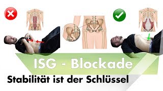 ISG Blockade lösen  Bauchmuskeln richtig anspannen [upl. by Damas]