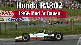 Grand Prix Legends  Honda RA302 At Rouen 1968 [upl. by Aehc]