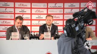 Die Pressekonferenz vor dem RelegationsHeimspiel gegen Duisburg [upl. by Alamat]