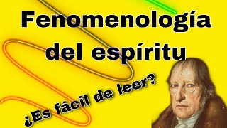 Filosofía oscura  Hegel  Fenomenología del espíritu [upl. by Millie]