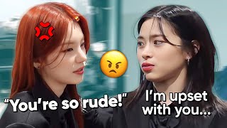 itzy YEJI and RYUJIN bickering like tom amp jerry [upl. by Etnohc]