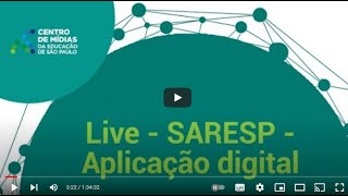 SARESP Aplicação Digital Livre [upl. by Pack]