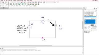 PSpice AC circuit [upl. by Ringo]