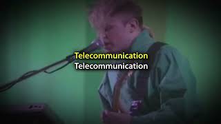 A Flock of Seagulls  TELECOMMUNICATION lyrics [upl. by Ikkin]