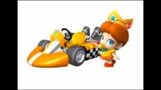 Baby Daisy Voices  Mario Kart Wii [upl. by Ahsratal294]