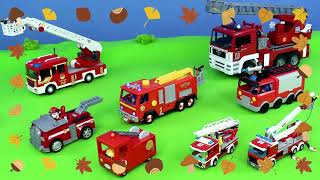 KinderGartens Kids TV  Fire Truck Excavator Police We Play Fun Games Collection 2 Hours for kids [upl. by Brenden]