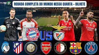 PALPITES DE HOJE BARCELONA BAYERN PSG INTER X ARSENAL  BILHETES [upl. by Serilda]