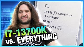 Intel i713700K CPU Review amp Benchmarks vs AMD R7 7700X i513600K [upl. by Estrella]