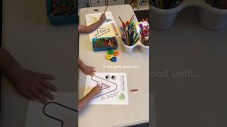 Alphabet Craft Toddler HACK homeschool Ideas Kindergarten Preschool Letter of the Week Activities [upl. by Yelsnya]