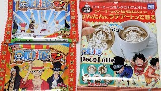 ONE PIECE Wafers Chocolate and Latte Art Sheet [upl. by Enelec88]