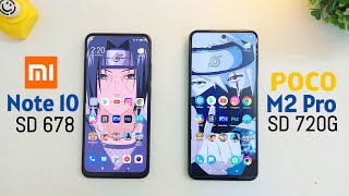 Redmi Note 10 vs POCO M2 Pro SpeedTest WOW😱 [upl. by Ljoka238]