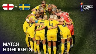 England v Sweden  FIFA Women’s World Cup France 2019  Match Highlights [upl. by Acissej311]