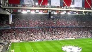 AFC Ajax vs Dinamo Kiev  Amsterdam Arena  André Hazes  Bloed zweet en Tranen [upl. by Eldoria]