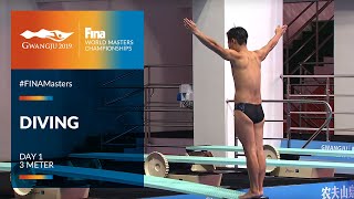 RELIVE  Diving Day 1  3m  FINA World Masters Championships 2019 [upl. by Borras]