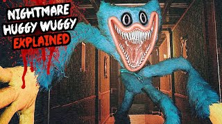 Who Is Nightmare Huggy Wuggy  Poppy Playtime Chapter 3 THEORY [upl. by Maidy934]