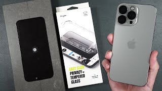 iPhone 16 Pro Max RINGKE Privacy Screen Protector  Drop amp Scratch TESTED [upl. by Kathryn]