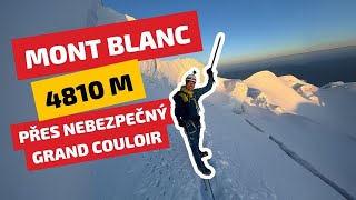 Výstup na Mont Blanc 4810 m přes Grand Couloir du Gouter [upl. by Irrabaj15]