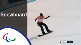 Lisa BUNSCHOTEN  Snowboard cross  Snowboard  PyeongChang2018 Paralympic Winter Games [upl. by Laforge182]